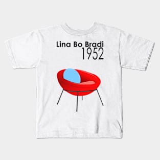 Lina Bo Bardi Chair Kids T-Shirt